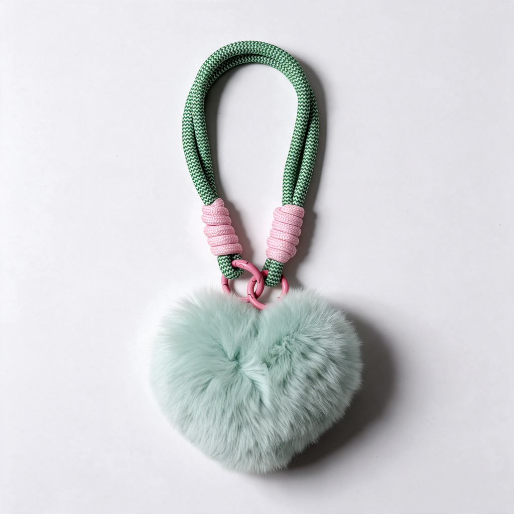 Fluffy Corazón Menta