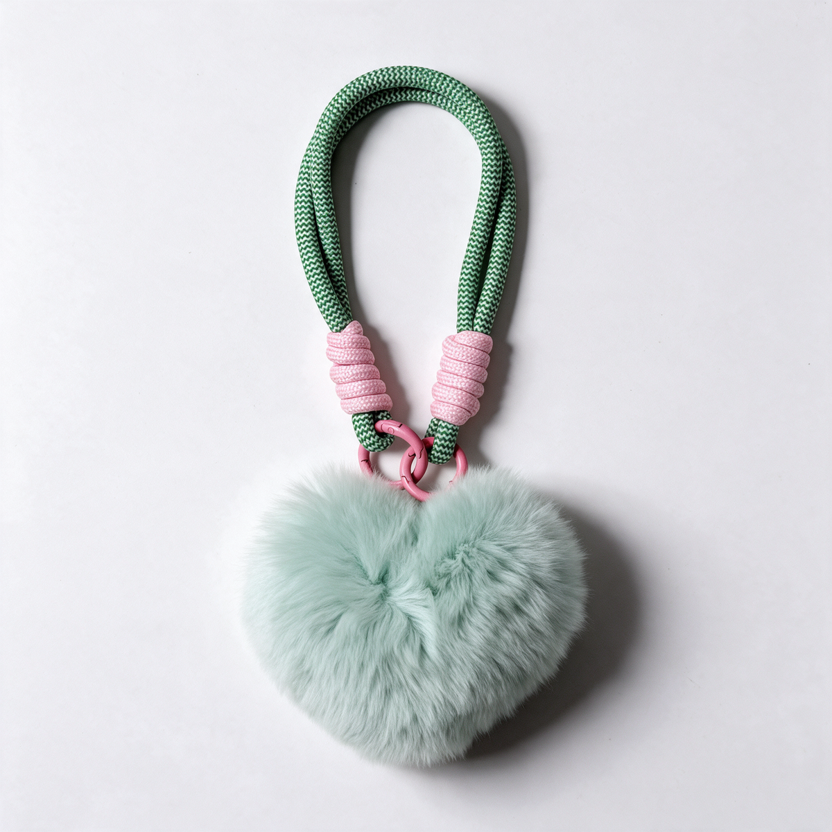 Fluffy Corazón Menta