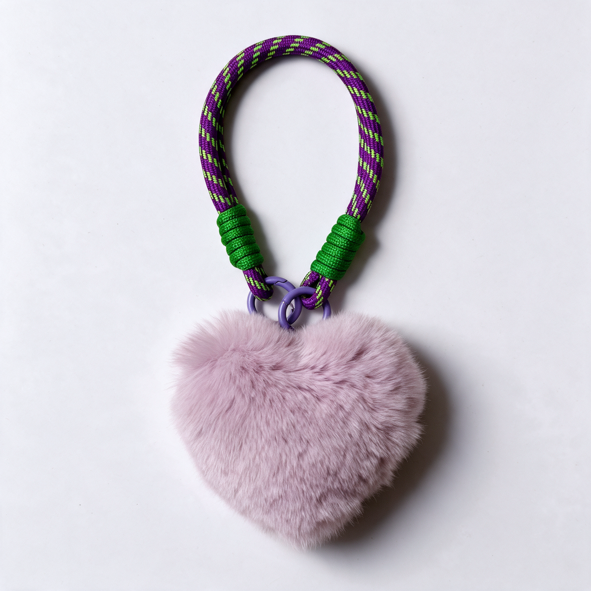 Fluffy Corazón Lavanda