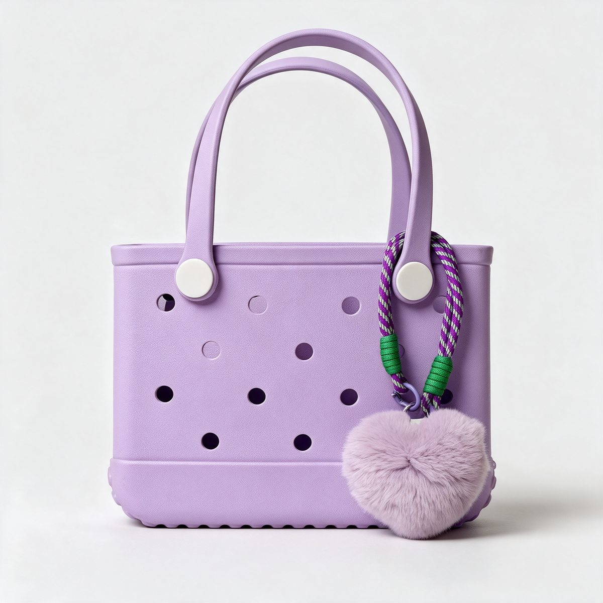 Fluffy Corazón Lavanda