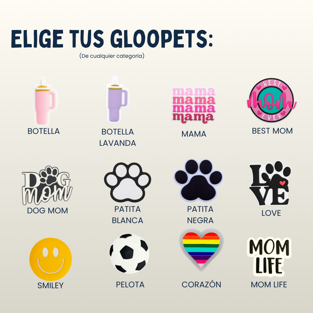 Set 1 Maxi Bag + 4 Gloopets